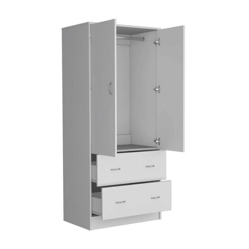 Armoire, chambre à coucher, blanc