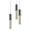 Luminaire suspendu cylindre grappe 5 lumières Paonia-100160264