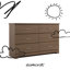 Commode double à 6 tiroirs Brookside-110403465