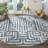 Allenby Performance Geometric Rug-1617991747