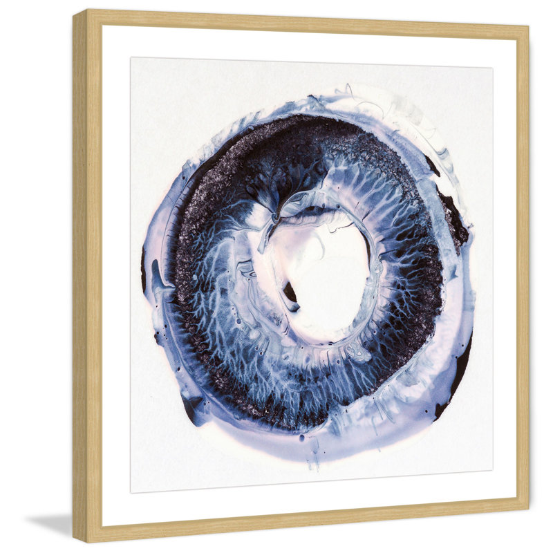 «Sphere With Sadness», reproduction d'art encadrée, H 24 po x l 24 po x P 1,5 po, Cadre beige
