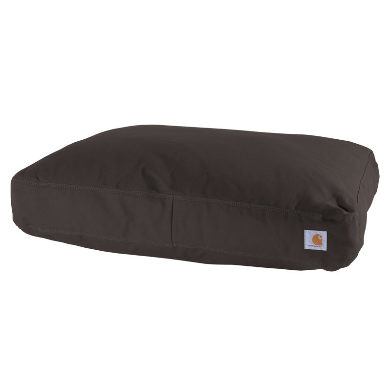 Lit pour animal de compagnie en toile durable Carhartt, brun foncé, moyen, Moyen (H 8,27 po x l 35 po x P 27 po)