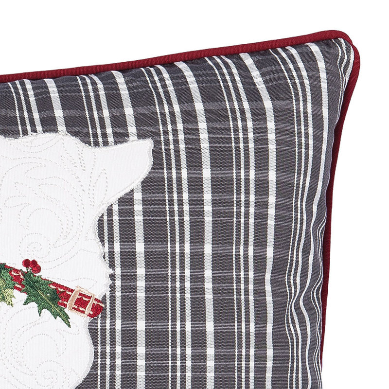 Holiday Corgi Lumbar Pillow