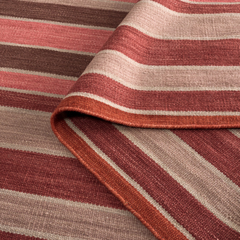Ralph Lauren Barragan Stripe Wool Striped Rug, Rectangle 8' x 10'