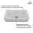 Pure 36" L x 18" W Single Bowl Fireclay Farmhouse Kitchen Sink with Accessories-79207473