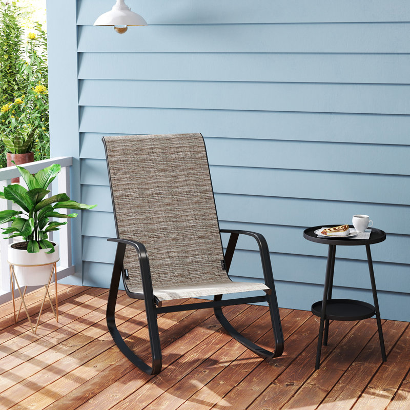 Steel, Texteline Rocking Chair