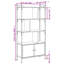 Anntonette 154.5cm H x 76.5cm W Steel Etagere Bookcase-856477560