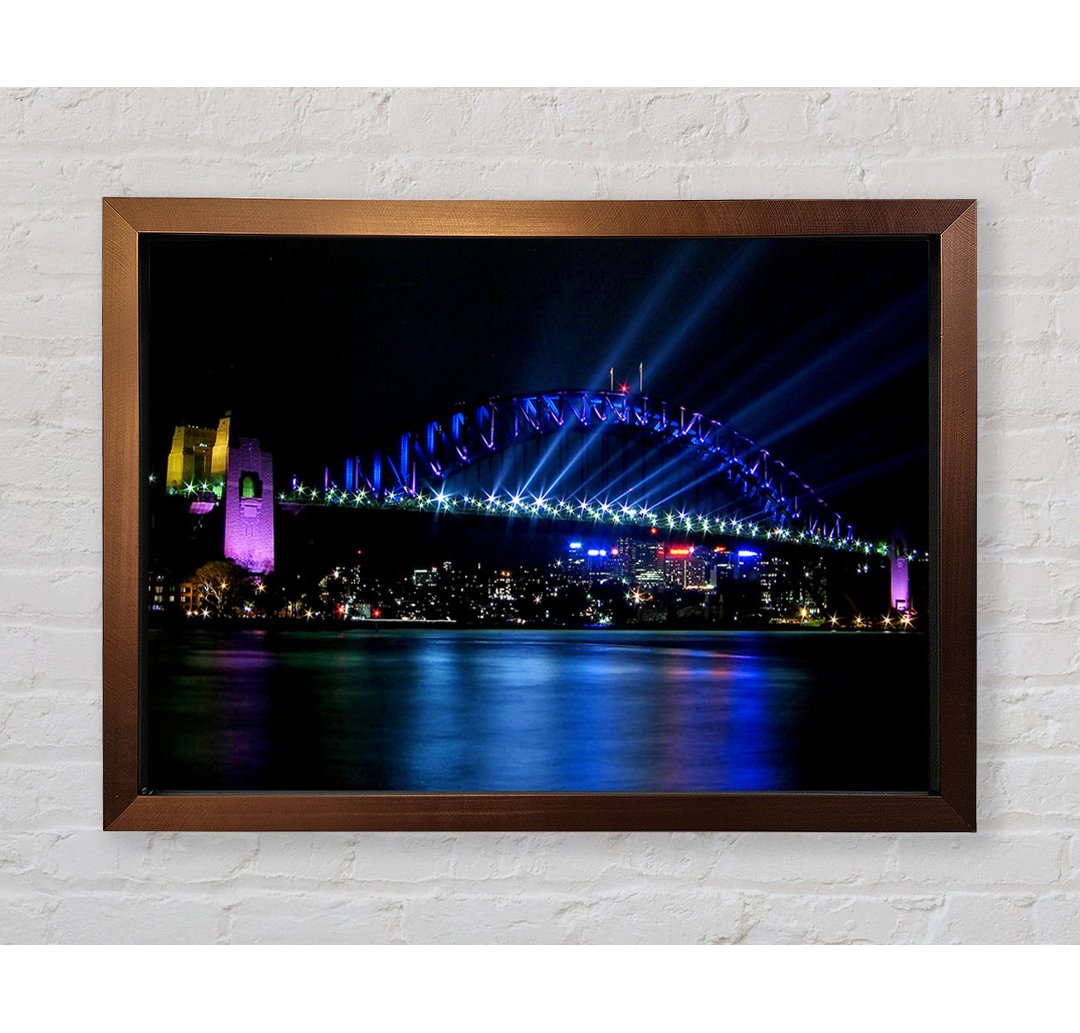 Sydney Harbour Bridge Blaues Licht - Druck