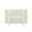 L'ensemble de table de salle à manger 5 pièces pour 4 personnes comprend une table de cuisine rectangulaire avec pieds en X et 4 chaises de salle à manger Parsons en tissu gris, lin blanc-1346544538-1346544537-1353396521
