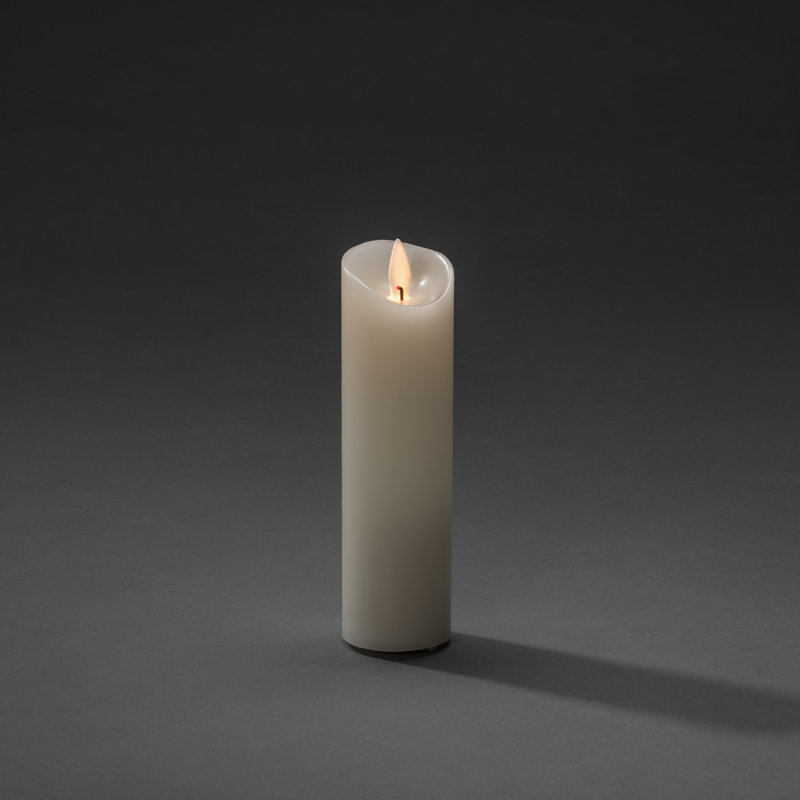 Unscented Flameless Battery Candle, 1, 17.8cm H x 5cm W x 5cm D