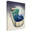Yand «Dolphin in Wave», reproduction de peinture acrylique sur toile tendue-30366528