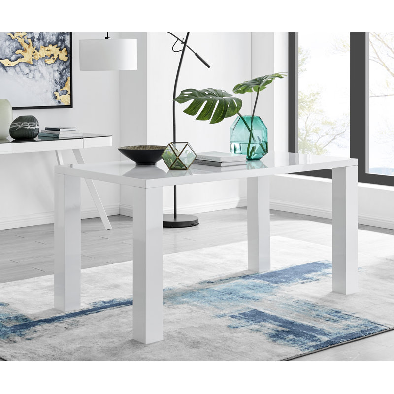 Chowchilla Dining Set with 6 Chairs, Cappuccino Beige
