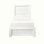 Mobilier de chambre à coucher rustique à panneau en bois 1pc, lit dans une boîte