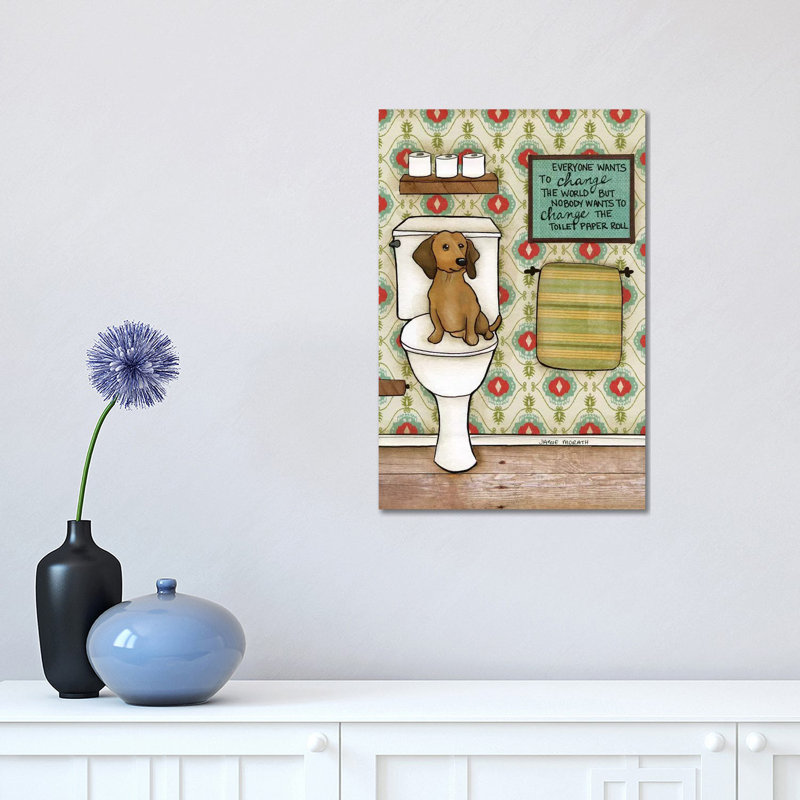Changez le rouleau par Jamie Morath - impression, H 18 po x l 12 po x 1,5 po, Toile tendue, Pas de tapis