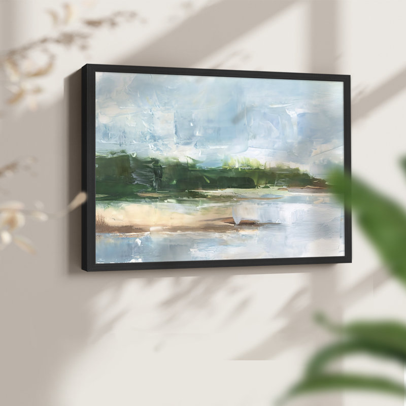 Tropical Shore II -Framed Print - Restickable