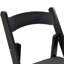 4 chaises pliantes en bois massif - rembourrées en noir et confortables convenant à diverses pièces-1787142247-1787142246