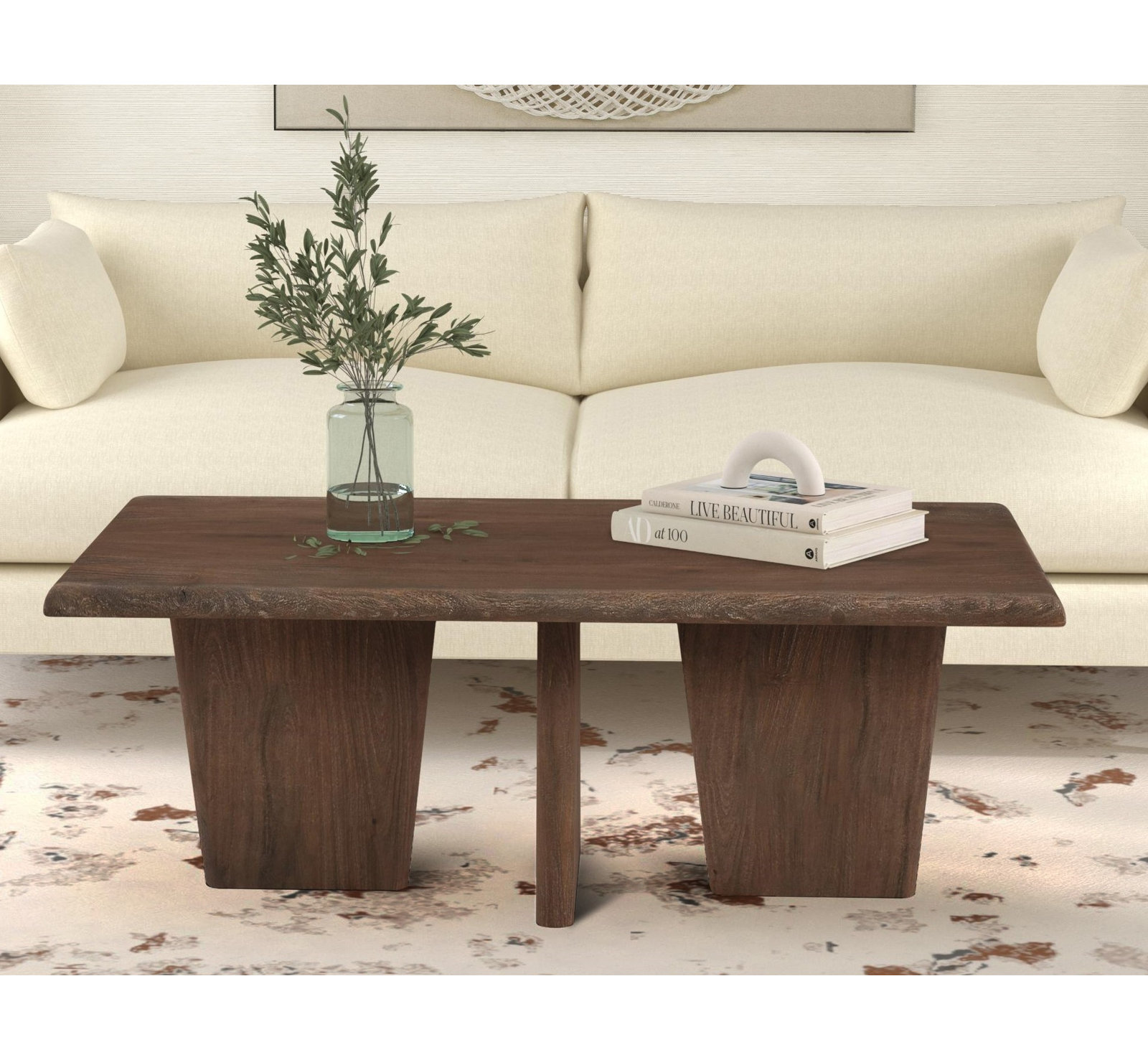 Alsey Solid Wood Single Coffee Table