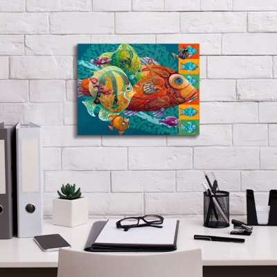 'The School' by David Galchutt Canvas Wall Art