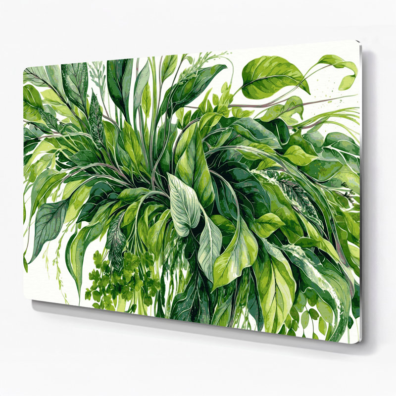 Légumes, agneaux, Quarters, art mural en métal vert, H 12 po x l 18 po