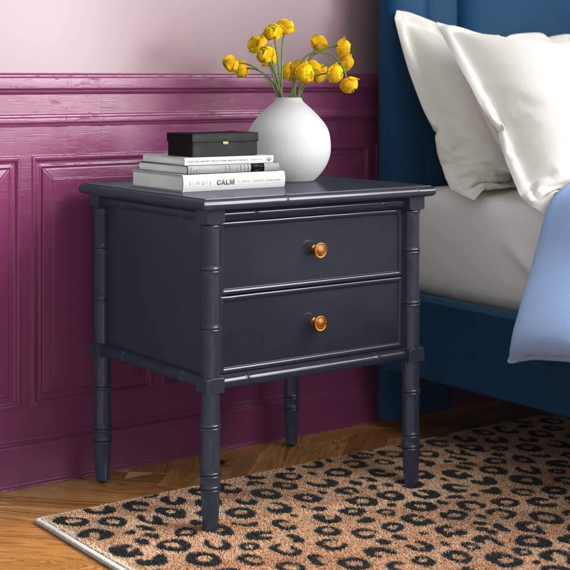 Willa Arlo™ Interiors Monserrat 2 - Drawer Nightstand & Reviews | Wayfair