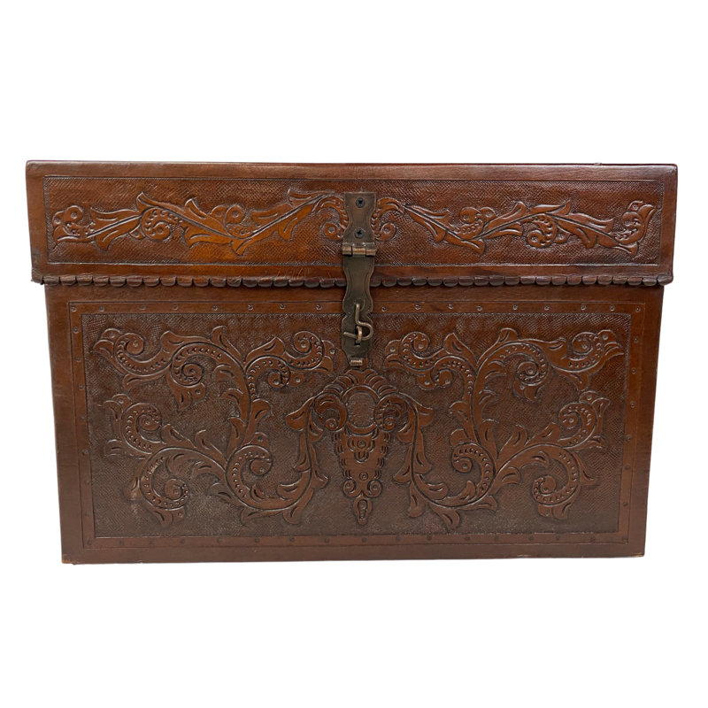 Solid + Manufactured Wood Accent Trunk