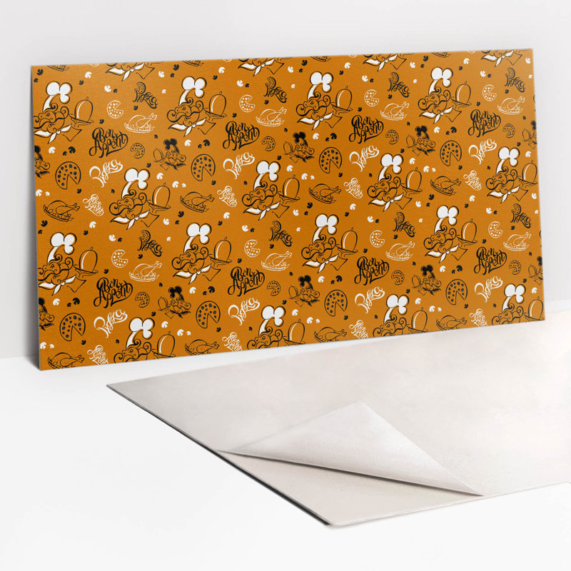 Lyndhur 50cm x 100cm PVC Field Tile in Orange