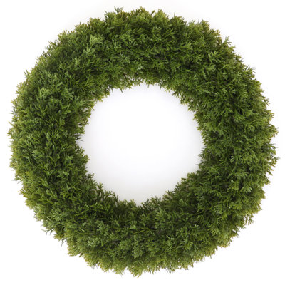 Couronne de verdure de porte d'entrée