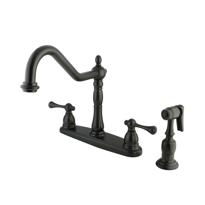 Elizabeth Double Handle Kitchen Faucet, Oil Rubbed Bronze