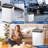 R.W.FLAME 45 Pints Console Dehumidifier for Rooms up to 2750 Cubic Feet with Remote Included