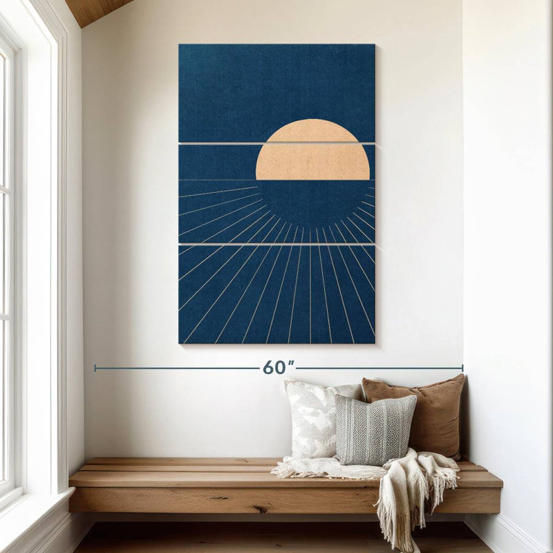 Oberle Mod Sunset, 50" H x 32" W