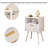 Modern Nightstand With Storage Drawer – Compact & Stylish-1096494590
