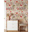 Rouleau de papier peint pelez et collez Red Field Flowers-572604534