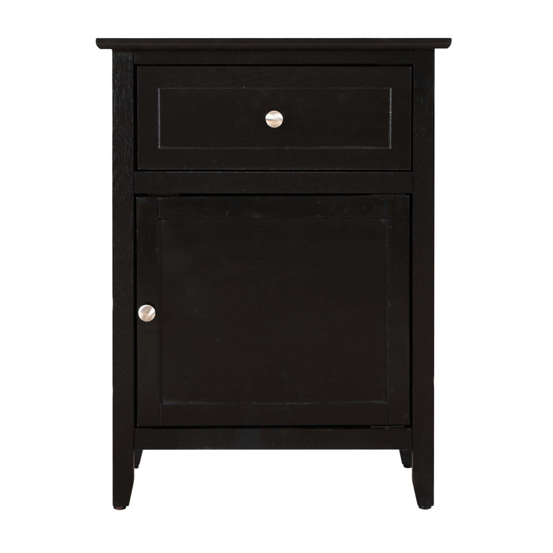 Table de chevet transitionnelle pour chaque chambre, Noir