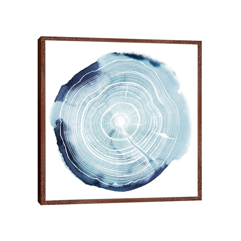 Tree Ring Overlay III by Grace Popp - Gallery-Wrapped Canvas Giclée on Canvas, Classic Wood Floater Framed