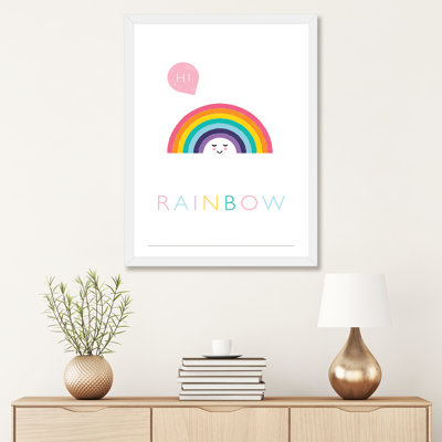Rainbow - impression d'art graphique