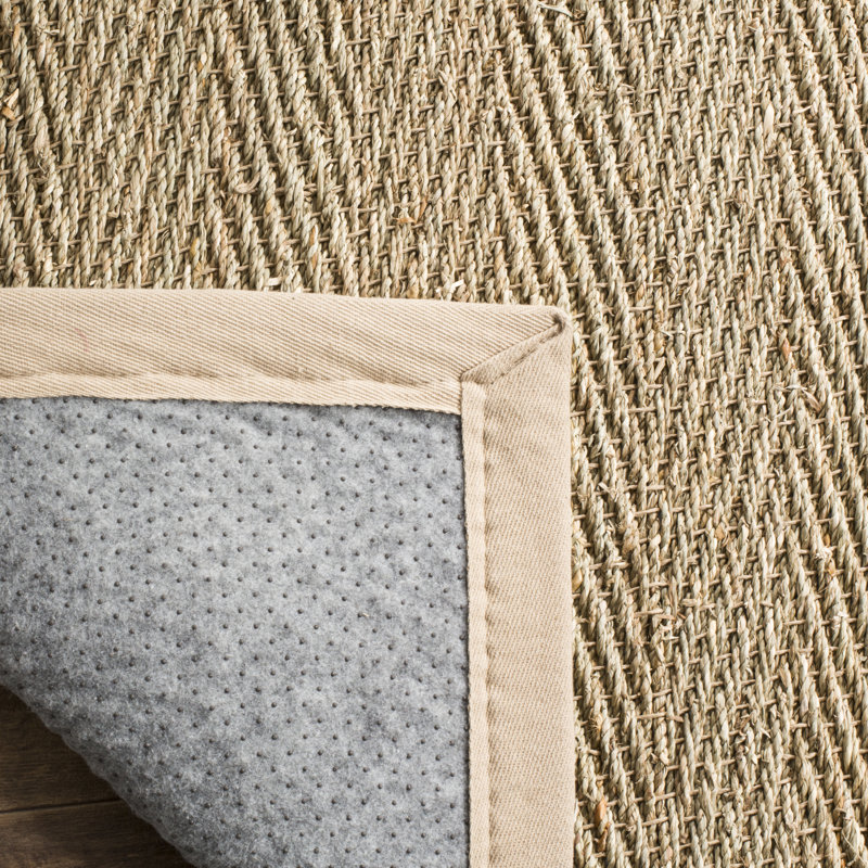 Emmaline Hand Woven Area Rug, Runner 76 x 244 cm, Natural/Almond