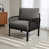 Coussin gris foncé / structure noire est en rupture de stock
