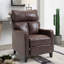 Fauteuil inclinable manuel en microfibre-1952561570