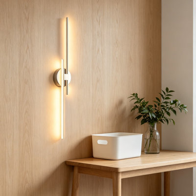 Ensemble de deux appliques murales rechargeables à piles, sans fil, à DEL, avec télécommande, à intensité variable, 3 lumières murales sans fil pour le salon, la chambre à coucher et le couloir