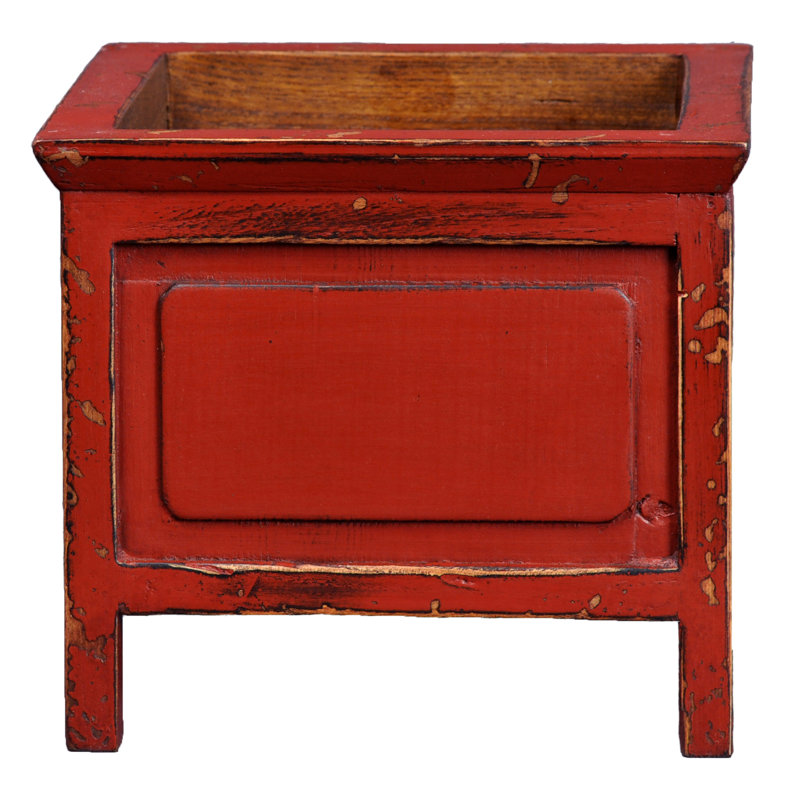 Pot à fleurs antique Antique Revival, Rouge