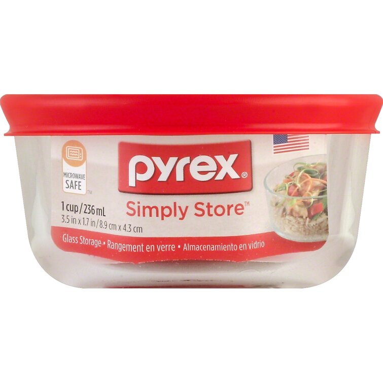 Pyrex Simply Store 6 Cup Glass Storage