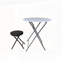 Ensemble de 2 tables de bar pliantes