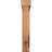 4"W x 24"D x 24"H Traditional Block Rough Sawn Bracket w/ Offset Brace, Western Red Cedar-47797979-47797792