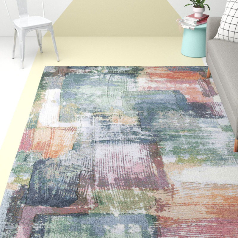 Clymer Abstract Area Rug, Rectangle 200 x 290cm