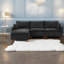 Canapé en L 108,5 po Modern