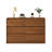 6 Drawer Dresser For Bedroom 47 Inch Wood Chest of Drawers - Curved Anti Collision, Mid Century Dresser For Closet with Natural Texture & Pre-Embedded Slots for TV Stand, Living Room, Nursery