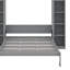 Grand lit escamotable avec tablettes et DEL-600736082
