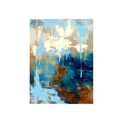 «Water Shade» par Janice Sadler - peinture sur toile tendue