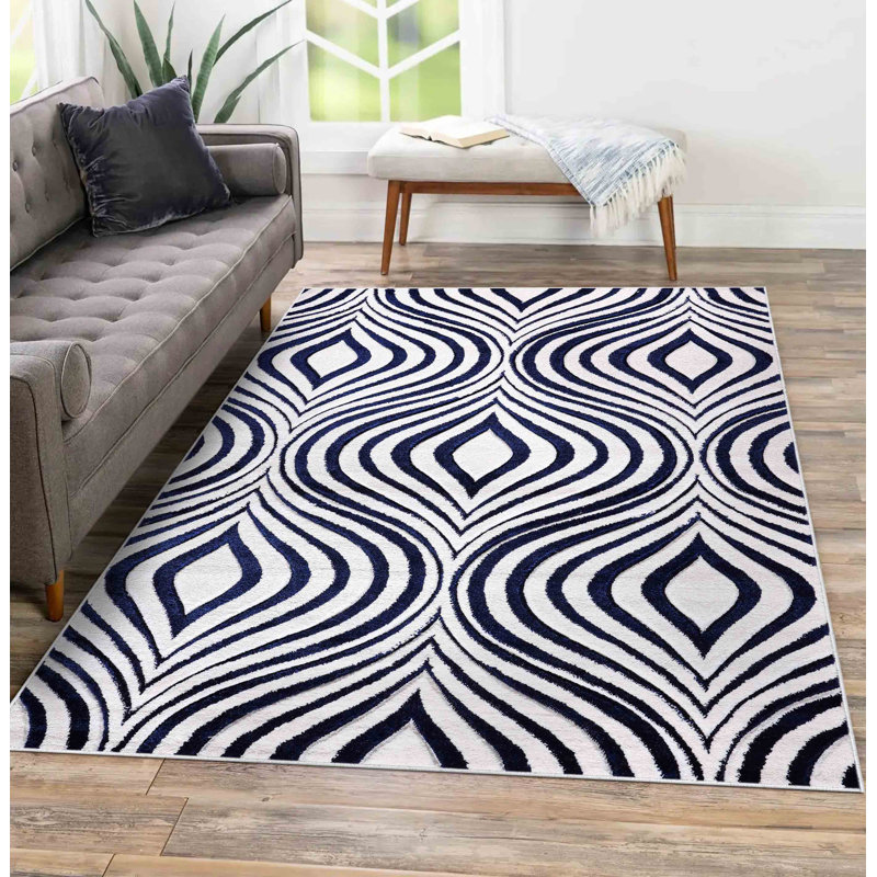 Almando Geometric Area Rug, Rectangle 120 x 170cm