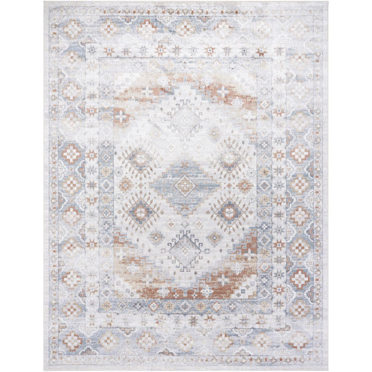 Janiaha Washable Oriental Indoor Rug